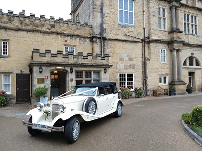 Beauford wedding car in Malton, North Yorkshire