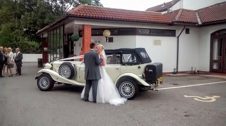 Wedding car The Mill House, East Yorkshire