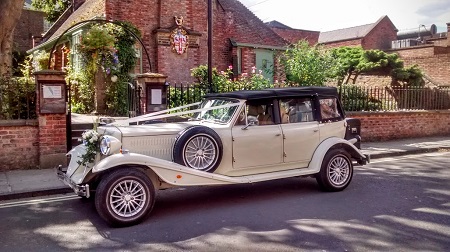 wedding car Middletons hotel york