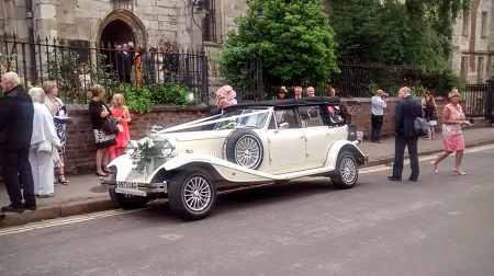 Wedding car St Olaves York
