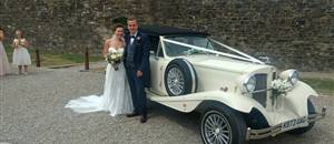 Wedding car Broughton Hall