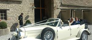 Wedding Car Tithe Barn Bolton Abbey